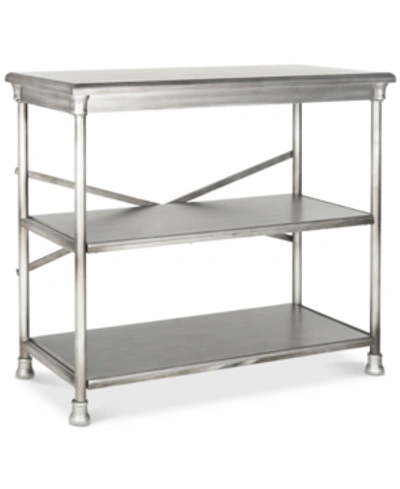 Shop Safavieh Horten Bookcase (medium) In Silver