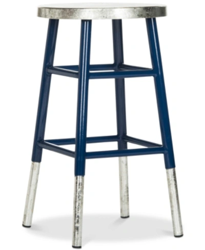 Shop Safavieh Lise Counter Stool In Navy