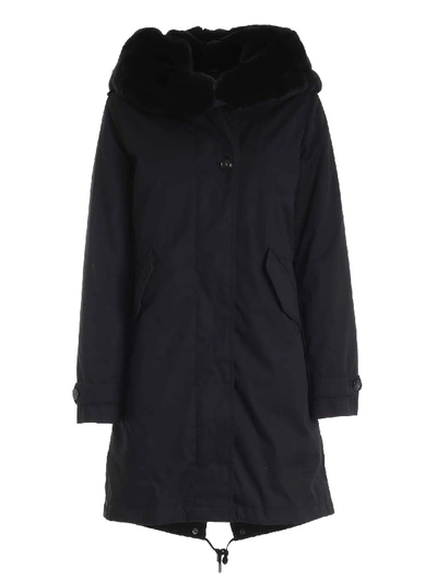 WOOLRICH THERMORE LITERARY REX PARKA IN BLACK 
