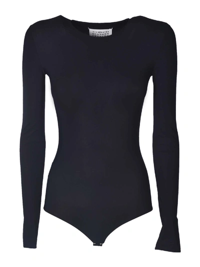 Shop Maison Margiela Stretch Jersey Body In Black