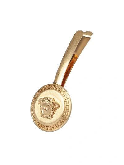 Shop Versace Gold-tone Metal Hair Clip