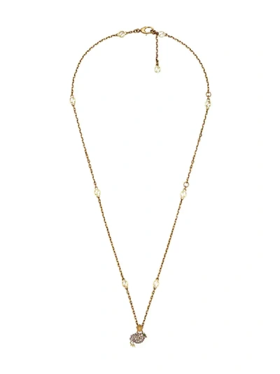 Shop Gucci Chain-link Necklace In Gold