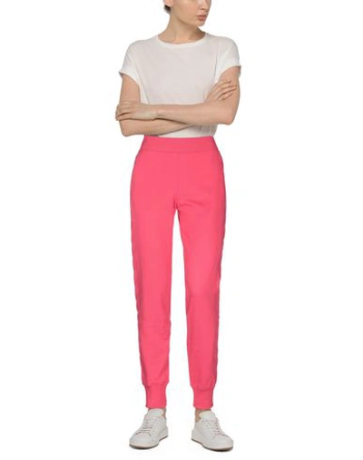 Shop Moschino Woman Pants Fuchsia Size 4 Cotton In Pink