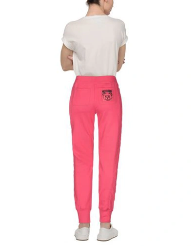 Shop Moschino Woman Pants Fuchsia Size 4 Cotton In Pink