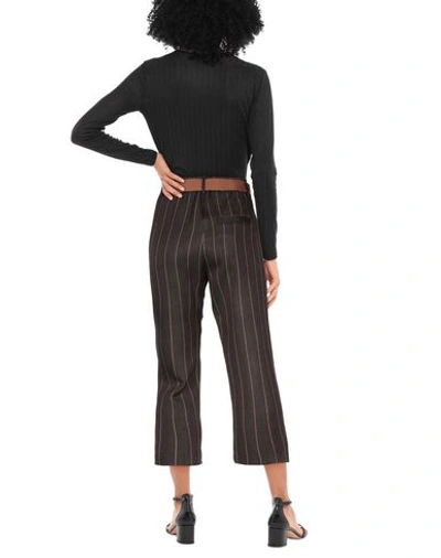 Shop Alysi Woman Pants Dark Brown Size 2 Viscose, Virgin Wool