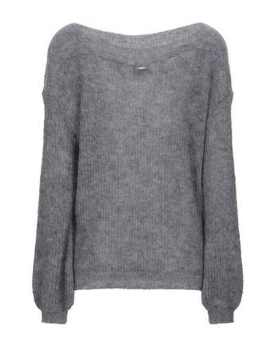 Shop Liu •jo Sweaters In Grey