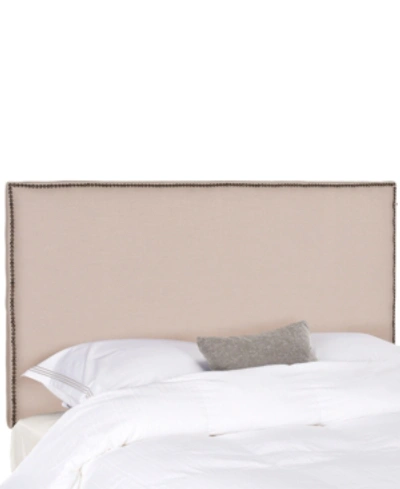 Safavieh Sona Upholstered Full Headboard In Taupe
