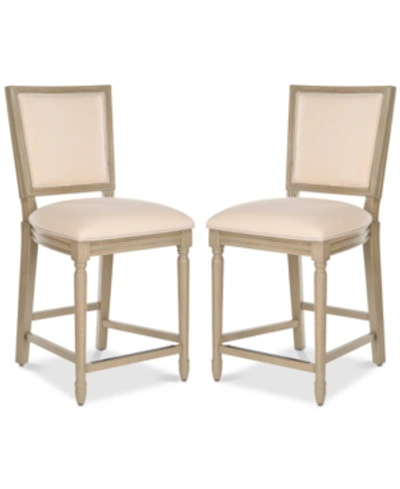 Safavieh Evina Counter Stool (set Of 2) In 3