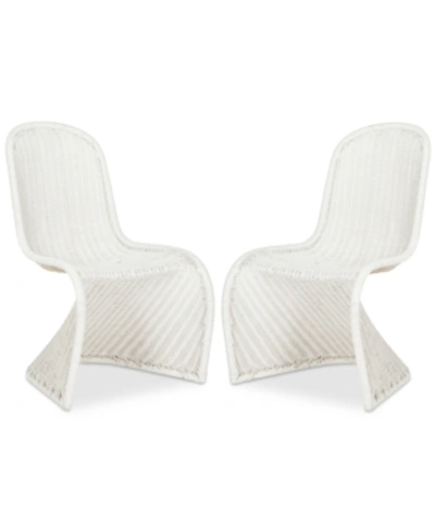 Safavieh Vlad Side Chair (set Of 2) In White
