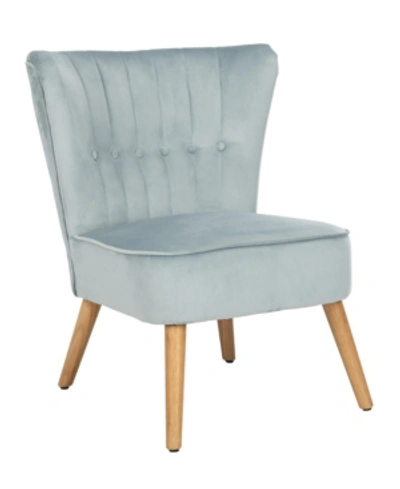 Shop Safavieh June Accent Chair In Blue