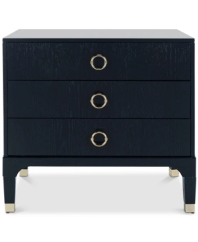 Safavieh Lorna 3-drawer Night Stand In Navy