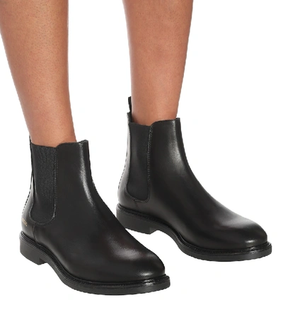 Shop Axel Arigato Leather Chelsea Boots In Black