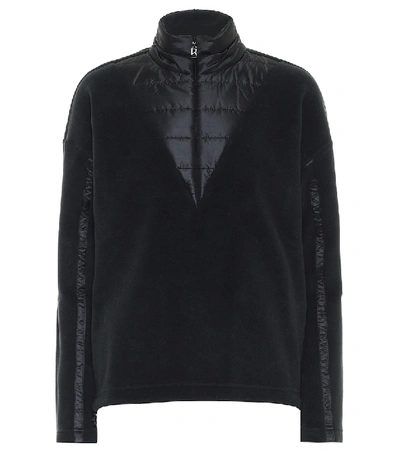 Shop Bogner Duana Fleece Sweater In Black