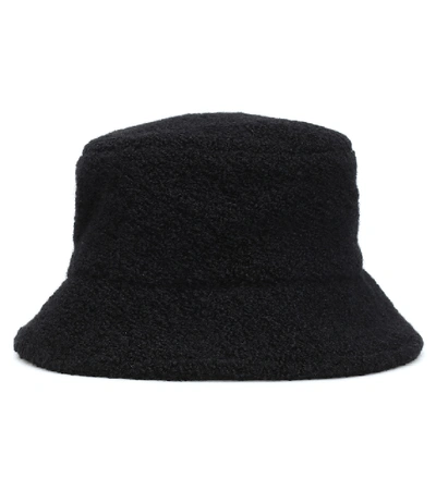 Shop Isabel Marant Denji Alpaca-blend Bucket Hat In Black