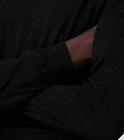 Shop Zanone Regular-fit Turtleneck Sweater In Black