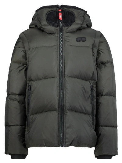 Shop Ai Riders On The Storm Kids Down Jacket For For Boys And For Girls In Green
