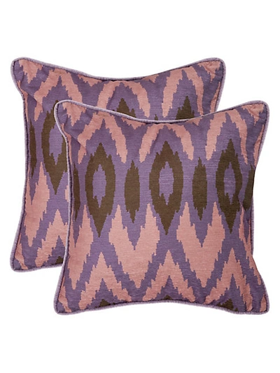 Shop Safavieh Easton Two-piece Pillow Set In Lavender