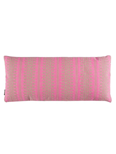 Shop Safavieh Parvin Pillow In Pink Tan