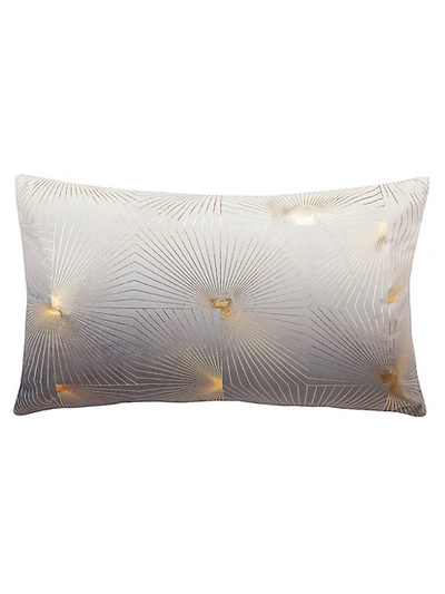 Shop Safavieh Loran Toss Pillow In Grey Gold