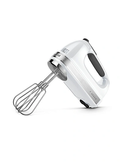 Shop Kitchenaid 7-speed Hand Mixer In Contour Silver