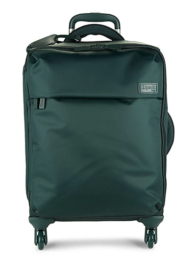 Shop Lipault Soft Shell Spinner Luggage In Forest