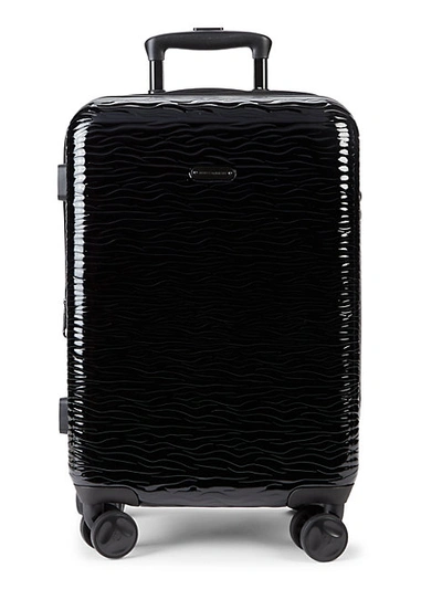 Shop Rebecca Minkoff 20" Expandable Spinner Suitcase In Black