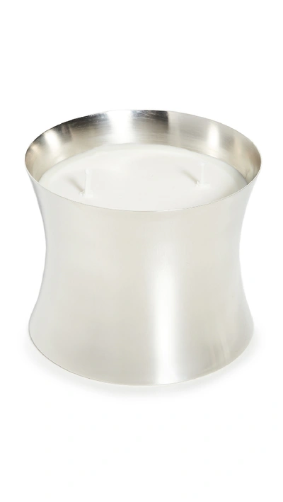 Shop Tom Dixon Large Royalty Scented Candle In Silver