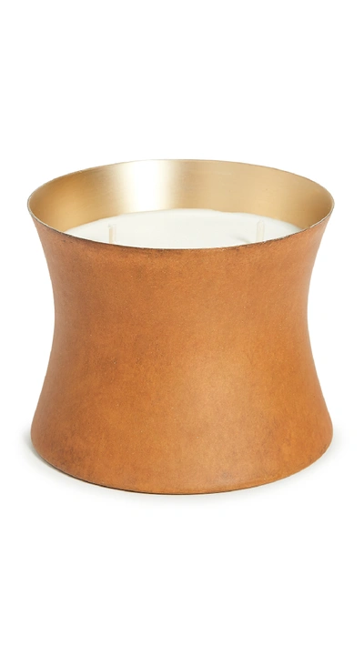 Shop Tom Dixon Large Underground Scented Candle In Patina