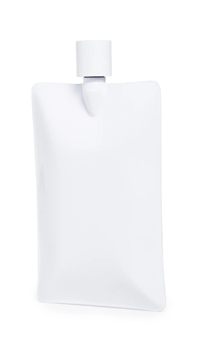 Shop Areaware Liquid Body Flask In Glossy White