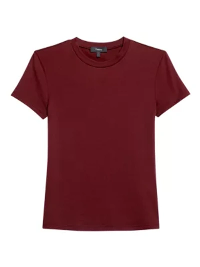 Shop Theory Tiny Tee In Currant