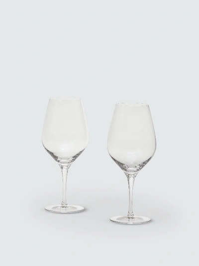 Shop Aida Passion Connoiseur Wine Glass, Set Of 2 In White