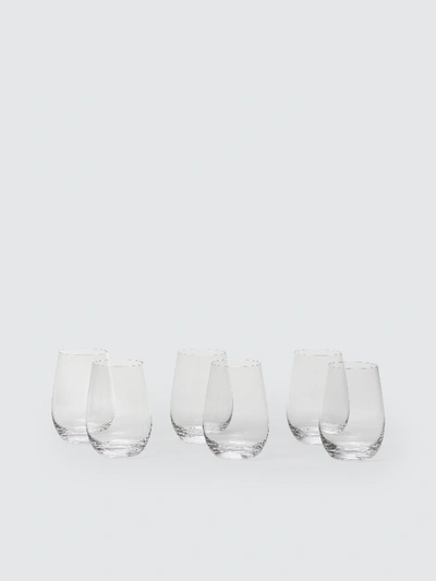 Shop Aida Passion Connoisseur Water Glass, Set Of 6 In White