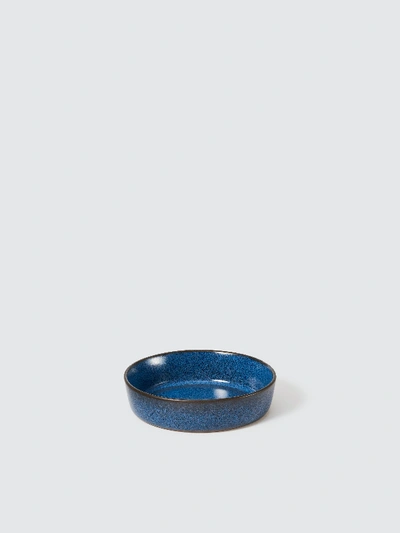 Shop Aida Raw Stoneware Deep Plate In Blue