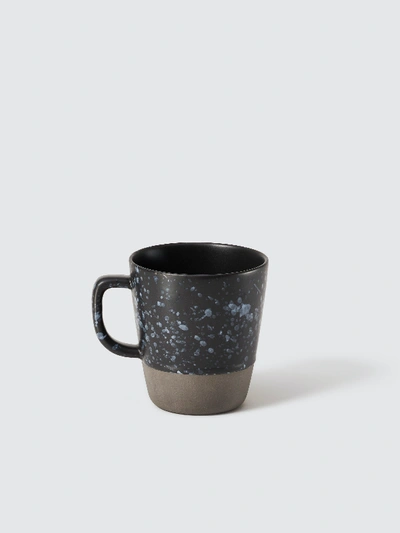 Shop Aida Raw Stoneware Mug With Handle In Black