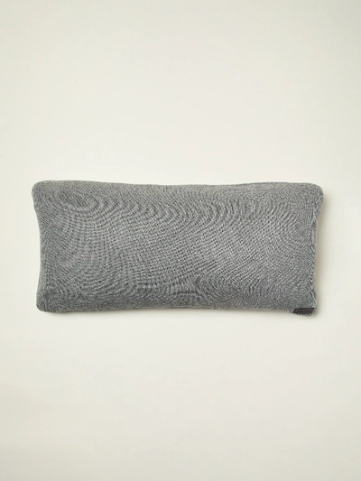 Shop Blomus Casina Melange Lumbar Cushion In Grey