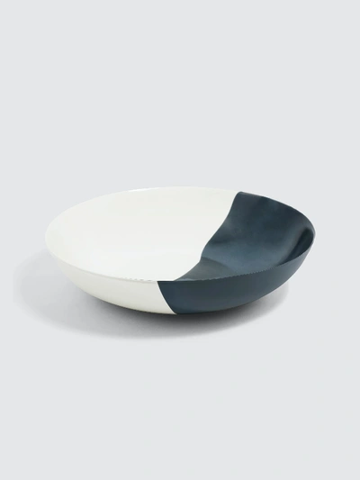 Shop Richard Brendon - Verified Partner Dip Creamware Shallow Serving Bowl In Grey