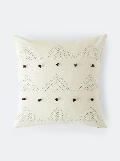 Shop Anchal Project Organic Cotton Triangle Throw Pillow Cover In White