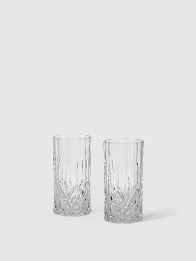 Shop Aida Harvey Highball Glass, Set Of 2 In White