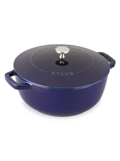 Shop Staub 3.75-quart Essential French Oven In Dark Blue