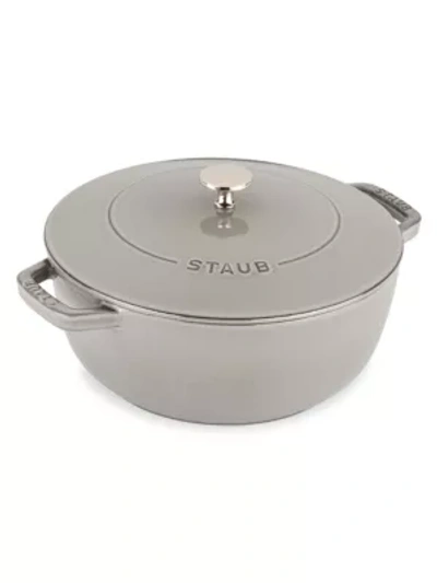 Shop Staub 3.75-quart Essential French Oven In Graphite Grey