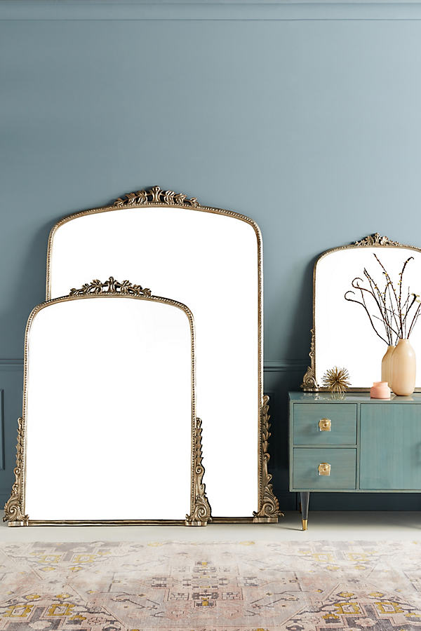 Anthropologie Gleaming Primrose Mirror By In Silver Size Xs ModeSens