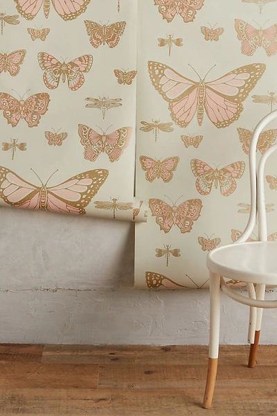 Shop Anthropologie Cole & Son Lepidoptera Wallpaper
