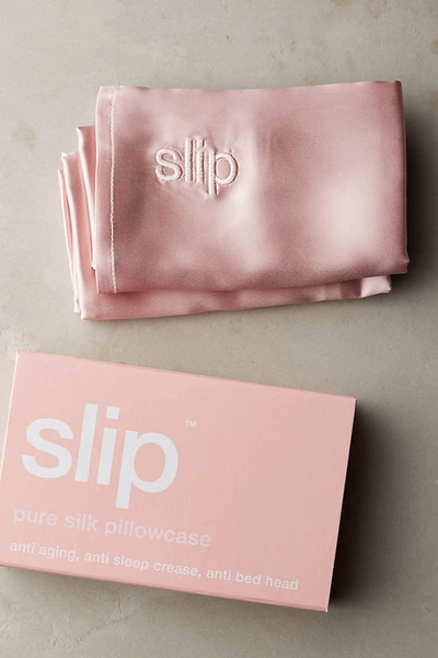 Shop Slip Silk Pillowcase In Pink