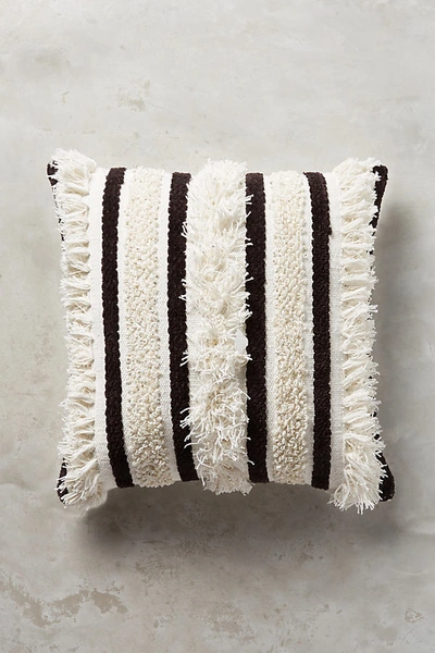Shop Anthropologie Textured Indira Pillow By  In Assorted Size 20" Sq