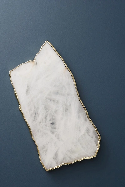 Shop Anthropologie Gilded Agate Cheese Board By  In White Size Cttngboard