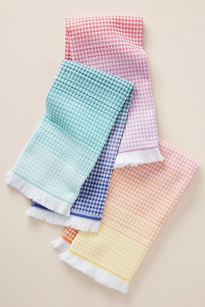 Shop Anthropologie Lillian Dish Towels, Set Of 3 By  In Assorted Size Set Of 3