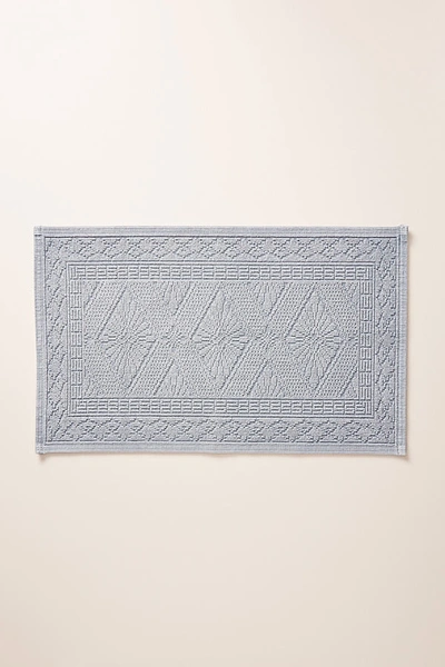 Shop Anthropologie Misona Bath Mat By  In Grey Size S