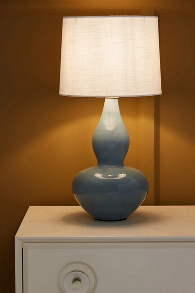 Shop Anthropologie Aveline Table Lamp By  In Blue Size M