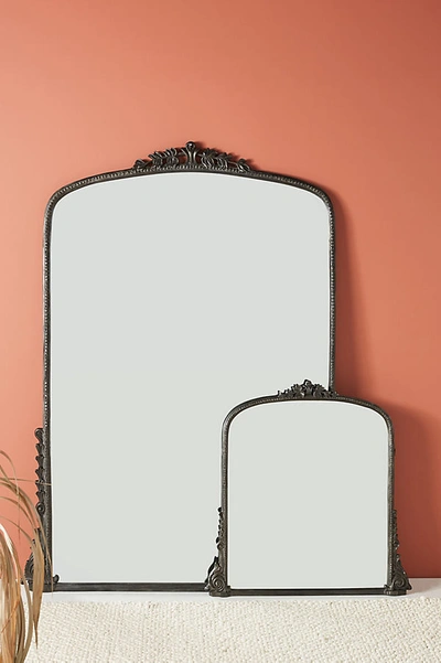 Shop Anthropologie Gleaming Primrose Mirror By  In Black Size M