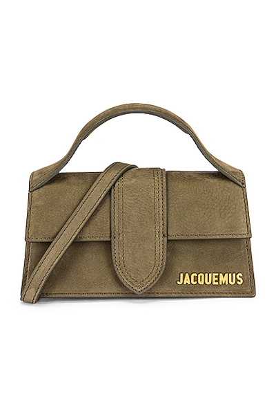Shop Jacquemus Le Bambino Bag In Dark Green